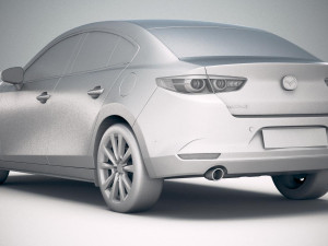 Mazda 3 Sedan 2019 Modelo 3D