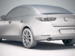 Mazda 3 Sedan 2019 3D Model