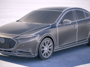 Mazda 3 Sedan 2019 Modelo 3D