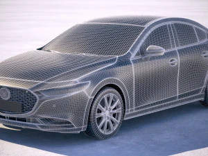 Mazda 3 Sedan 2019 3D Model