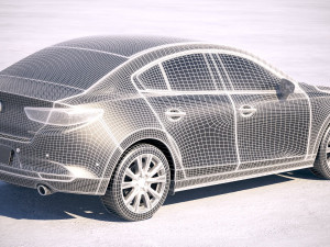 Mazda 3 Sedan 2019 Modelo 3D