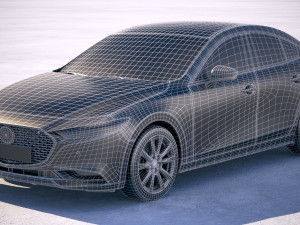 Mazda 3 Sedan 2019 Modelo 3D