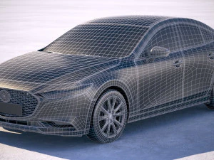 Mazda 3 Sedan 2019 3D Model