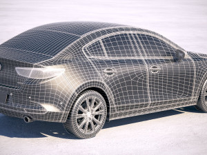 Mazda 3 Sedan 2019 Modelo 3D