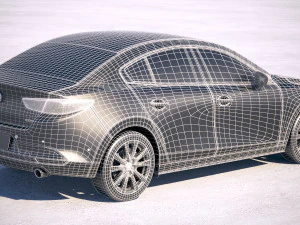Mazda 3 Sedan 2019 3D Model