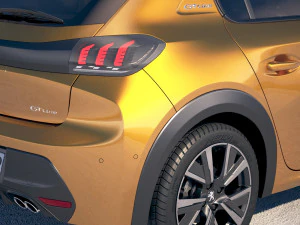 Peugeot 208 2020 3D Model