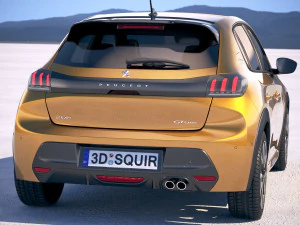 Peugeot 208 2020 3D Model