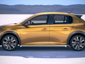 Peugeot 208 2020 Modelo 3D