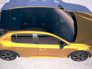 Peugeot 208 2020 3D Model