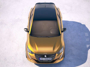 Peugeot 208 2020 3D Model