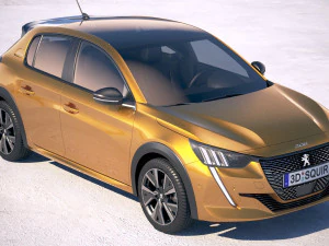 Peugeot 208 2020 3D Model