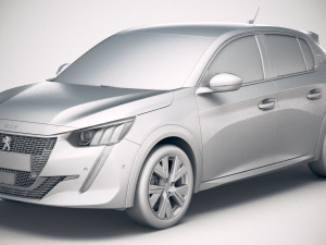 Peugeot 208 2020 Modelo 3D