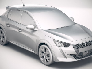 Peugeot 208 2020 Modelo 3D
