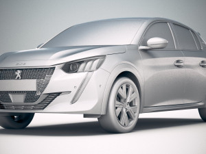 Peugeot 208 2020 Modelo 3D