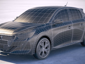 Peugeot 208 2020 Modelo 3D