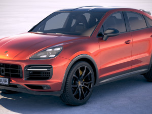 Porsche Cayenne Coupe 2020 3D Model