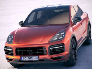 Porsche Cayenne Coupe 2020 3D Model