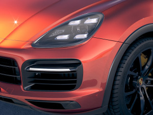 Porsche Cayenne Coupe 2020 3D Модель