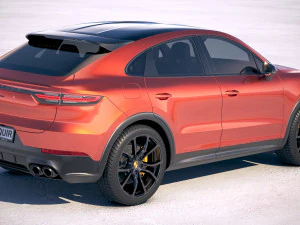 Porsche Cayenne Coupe 2020 3D Model