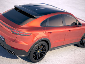 Porsche Cayenne Coupe 2020 3D Модель