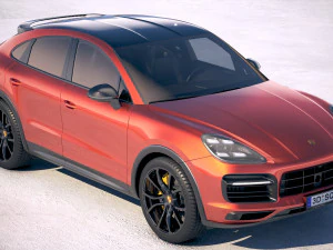 Porsche Cayenne Coupe 2020 3D Model