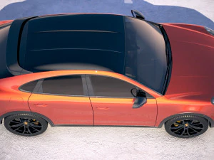 Porsche Cayenne Coupe 2020 3D Model