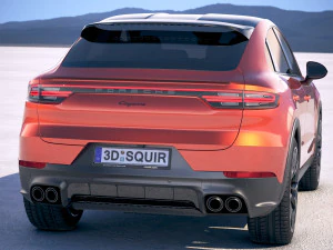Porsche Cayenne Coupe 2020 3D Model