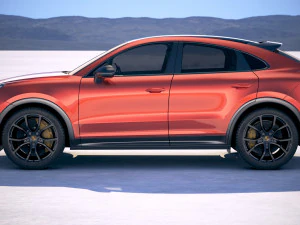 Porsche Cayenne Coupe 2020 3D Model