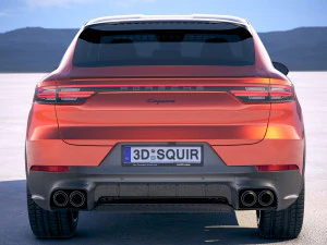 Porsche Cayenne Coupe 2020 3D Model