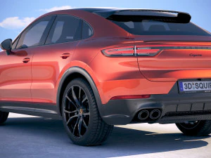 Porsche Cayenne Coupe 2020 3D Model