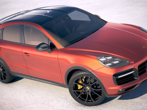 Porsche Cayenne Coupe 2020 3D Модель