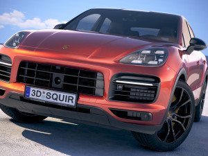 Porsche Cayenne Coupe 2020 3D Модель
