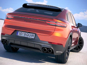 Porsche Cayenne Coupe 2020 3D Model