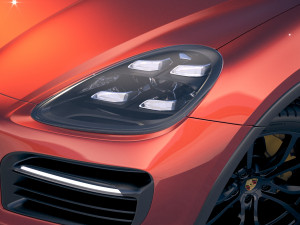 Porsche Cayenne Coupe 2020 3D Модель
