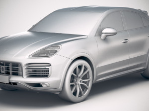 Porsche Cayenne Coupe 2020 3D Модель