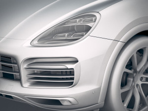 Porsche Cayenne Coupe 2020 3D Модель