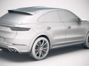 Porsche Cayenne Coupe 2020 3D Model
