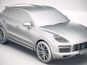 Porsche Cayenne Coupe 2020 3D Модель