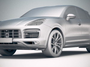 Porsche Cayenne Coupe 2020 3D Модель