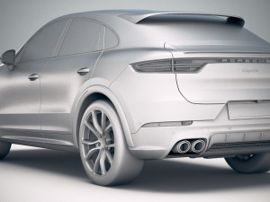 Porsche Cayenne Coupe 2020 3D Модель