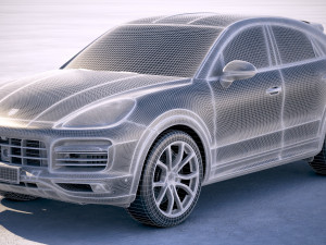 Porsche Cayenne Coupe 2020 3D Модель