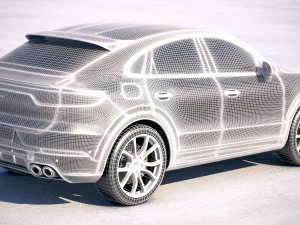 Porsche Cayenne Coupe 2020 3D Модель