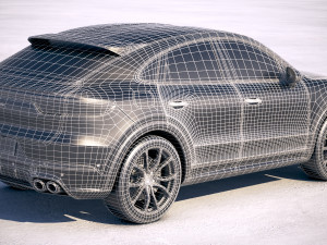 Porsche Cayenne Coupe 2020 3D Модель