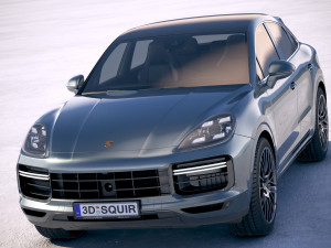 Porsche Cayenne Turbo Coupe 2020 3D-Modell