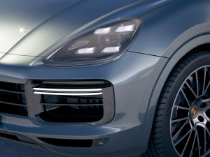 Porsche Cayenne Turbo Coupe 2020 3D-Modell