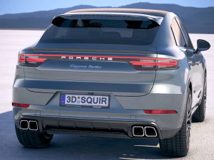 Porsche Cayenne Turbo Coupe 2020 3D Model