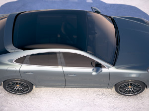 Porsche Cayenne Turbo Coupe 2020 3D-Modell