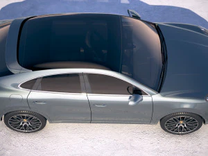 Porsche Cayenne Turbo Coupe 2020 3D Model