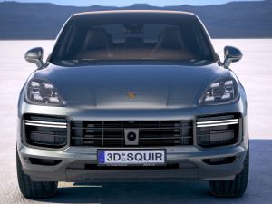 Porsche Cayenne Turbo Coupe 2020 3D-Modell