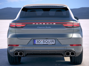 Porsche Cayenne Turbo Coupe 2020 3D-Modell
